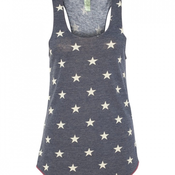 Alternative Apparel Stars Racerback Tank Top - Picture 2 of 2